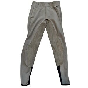 FITS Riding Breeches Tan Full Seat Silicone Grip Equestrian Pants Large USA